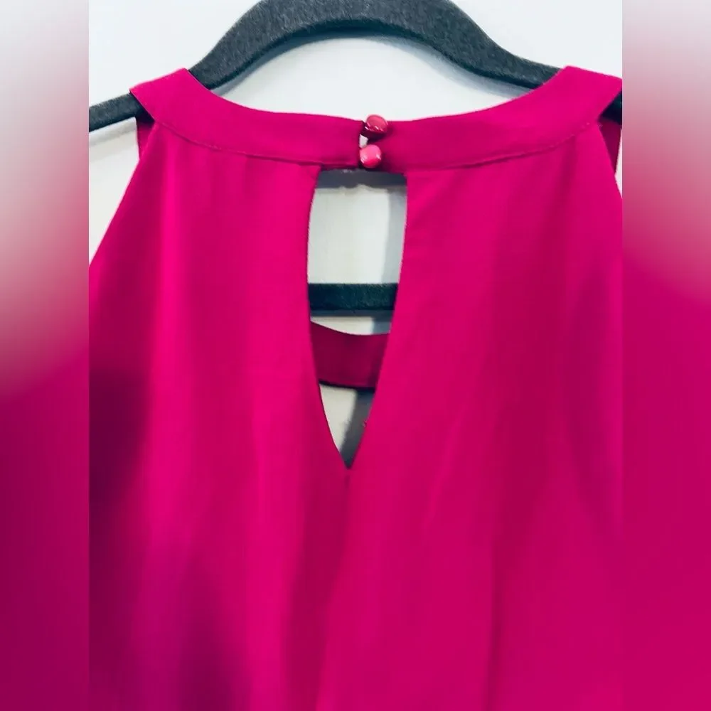 Lily Rose Fuchsia Cold Shoulder Dress